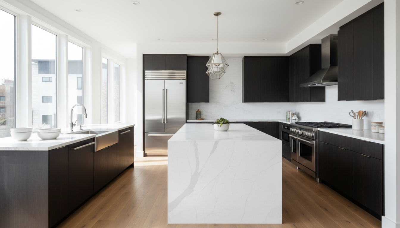 Beautiful kitchen renovation by Slate and Oak Contracting